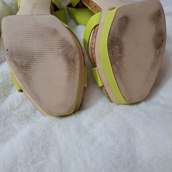 BCBGeneration Lime Heels in Box worn once. - Picture 6 of 16